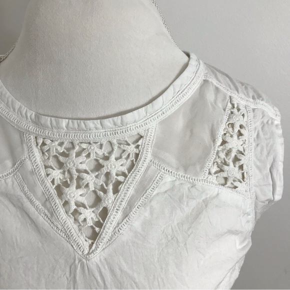 Maison coupe white cotton top - Picture 7 of 11